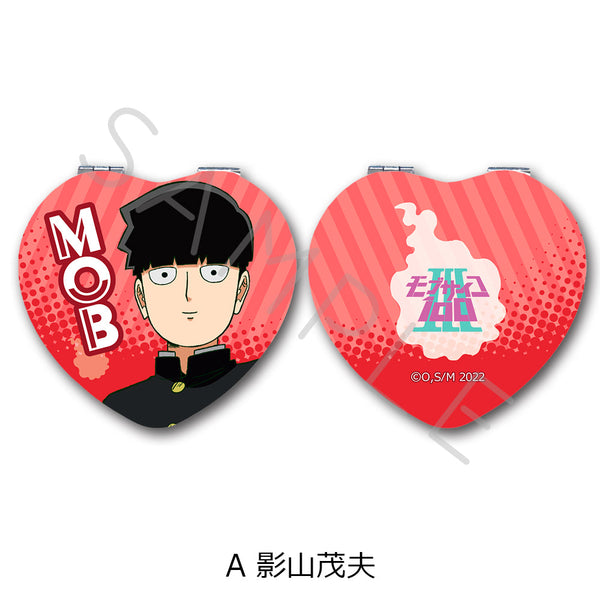 『モブサイコ100 III』コンパクトミラー(ハート) A 影山茂夫